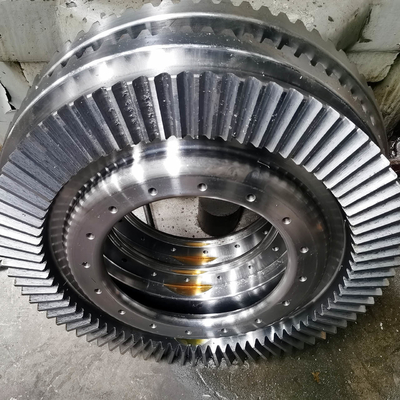 SAE 4340 स्ट्रेट बेवल गियर्स 12.5 मॉड्यूल गियर शेपिंग मैटर बेवल गियर