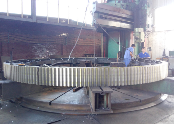 22 मॉड्यूल गिर्थ गियर और पिनियन ZG42CrMo ट्रांसमिशन स्पर गियर्स