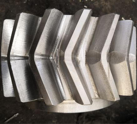 भारी शुल्क उच्च गति ट्रांसमिशन के लिए हेरिंगबोन गियर के स्थिर और कम शोर