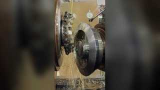 हीट ट्रीट के बाद सर्पिल बेवल गियर पीसना